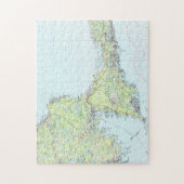 Cape Cod Map (1986) Puzzle (Vertikal)