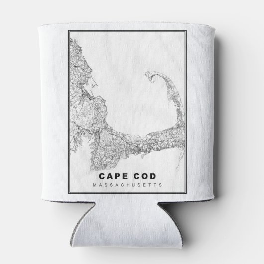 Cape Cod Map Dosenkühler (Rückseite)