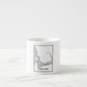 Cape Cod Map Espressotasse (Vorderseite)