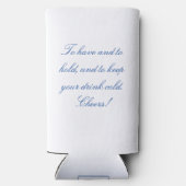 Cape Cod Map Gastgeschenk Hochzeit Drink Holder Selters Dosenkühler (Rückseite)