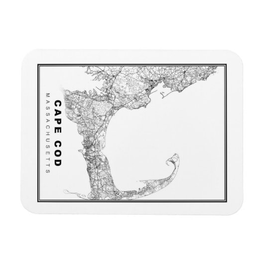 Cape Cod Map Magnet (Horizontal)