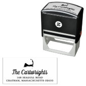 Cape Cod Map | Massachusetts Wedding Permastempel (Beispiel)