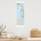 Cape Cod Map Poster (Küche)