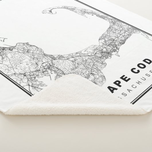 Cape Cod Map Sherpadecke (3/4)