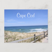 Cape Cod Mass Dunes Beach Ocean Post Card Postkarte (Vorderseite)