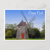 Cape Cod Mass Eastham Windmill Post Card Postkarte (Vorderseite)
