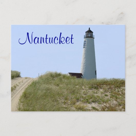 Cape Cod Mass Nantucket Lighthouse Postkarte (Vorderseite)