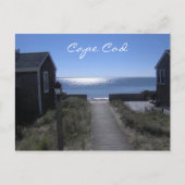 Cape Cod Massachusetts bei der Abendkarte Postkarte (Vorderseite)