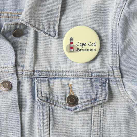 Cape Cod Massachusetts Button (Beispiel)