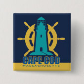 Cape Cod Massachusetts Button (Vorderseite)