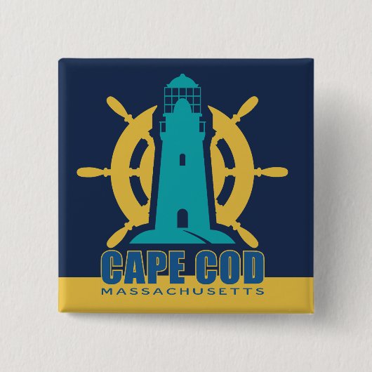 Cape Cod Massachusetts Button (Vorderseite)