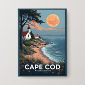 Cape Cod Massachusetts Button (Vorderseite)