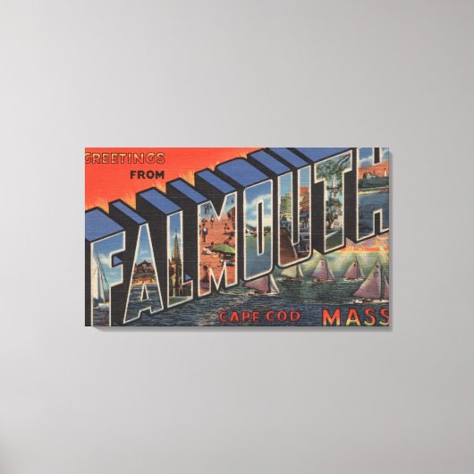 Cape Cod, Massachusetts (Falmouth) Leinwanddruck (Vorderseite)