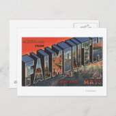 Cape Cod, Massachusetts (Falmouth) Postkarte (Vorne/Hinten)