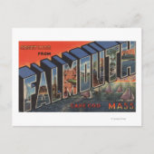 Cape Cod, Massachusetts (Falmouth) Postkarte (Vorderseite)