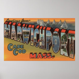 Cape Cod, Massachusetts (Harwiport) Poster