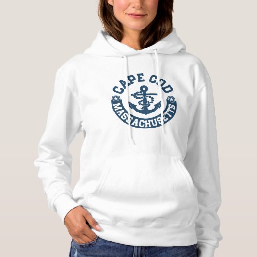 Cape Cod Massachusetts Hoodie (Vorderseite)