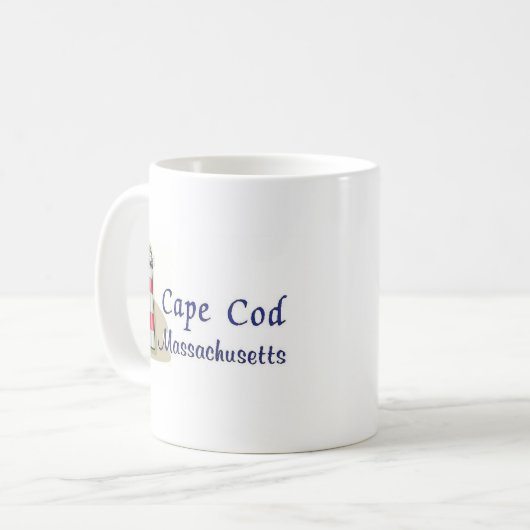 Cape Cod Massachusetts Kaffeetasse (Vorderseite Links)