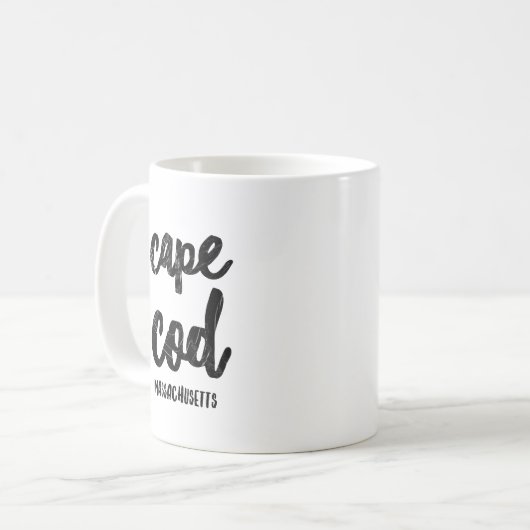 Cape Cod Massachusetts Kaffeetasse (Vorderseite Links)