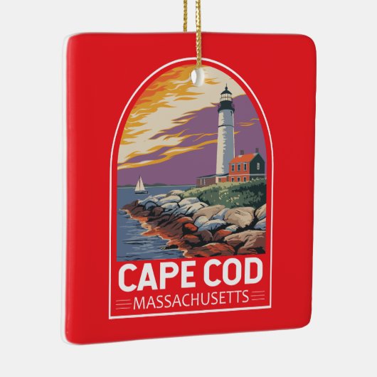 Cape Cod Massachusetts Keramikornament (Rechts)