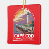 Cape Cod Massachusetts Keramikornament (Links)