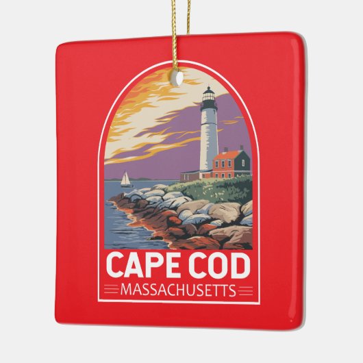 Cape Cod Massachusetts Keramikornament (Links)