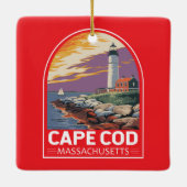 Cape Cod Massachusetts Keramikornament (Rückseite)