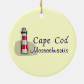 Cape Cod Massachusetts Keramikornament (Hinten)
