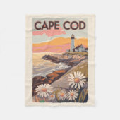Cape Cod Massachusetts Landschaftliche Reisen Fleecedecke (Vorderseite)