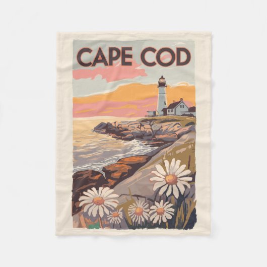 Cape Cod Massachusetts Landschaftliche Reisen Fleecedecke (Vorderseite)