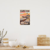 Cape Cod Massachusetts Landschaftliche Reisen Poster (Küche)