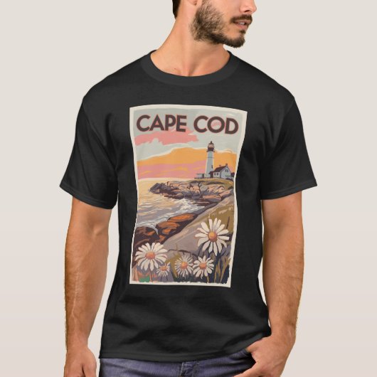 Cape Cod Massachusetts Landschaftliche Reisen T-Shirt (Vorderseite)
