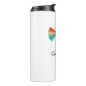 Cape Cod Massachusetts Leuchtturm Regenbogen Thermosbecher (Nach links gedreht)