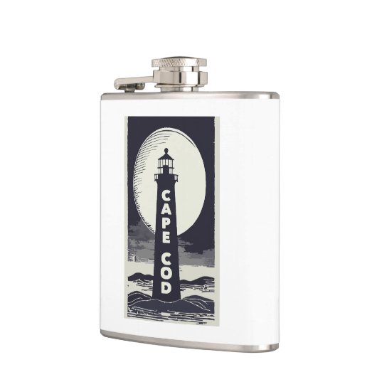 Cape Cod Massachusetts Lighthouse Moon Flachmann (Links)