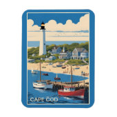 Cape Cod Massachusetts Magnet (Vertikal)