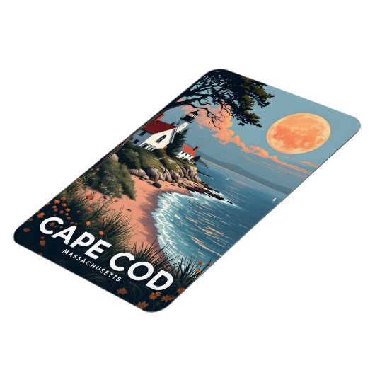 Cape Cod Massachusetts Magnet (Linke Seite)