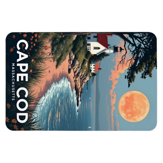Cape Cod Massachusetts Magnet (Horizontal)