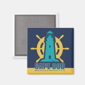 Cape Cod Massachusetts Magnet (Vorderseite/Rückseite)