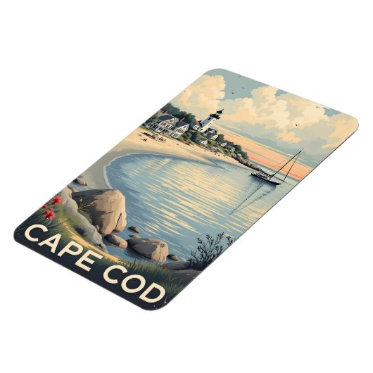 Cape Cod Massachusetts Magnet (Linke Seite)