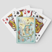 Cape Cod Massachusetts Map Playing Cards Spielkarten (Rückseite)
