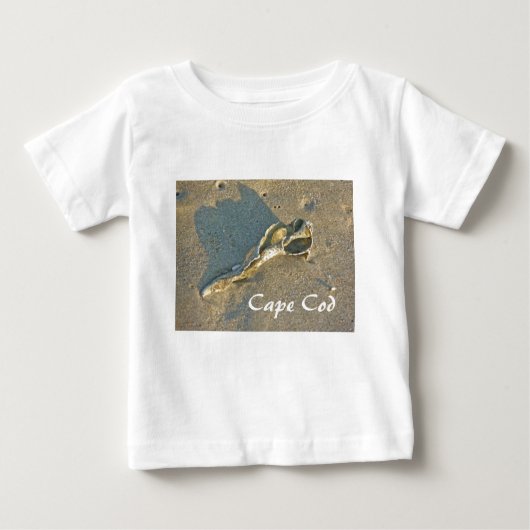Cape Cod Massachusetts - Muschel & Surf Baby T-shirt (Vorderseite)