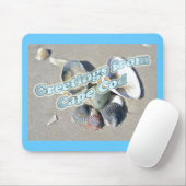 Cape Cod Massachusetts - Muschel & Surf Mousepad (Mit Mouse)