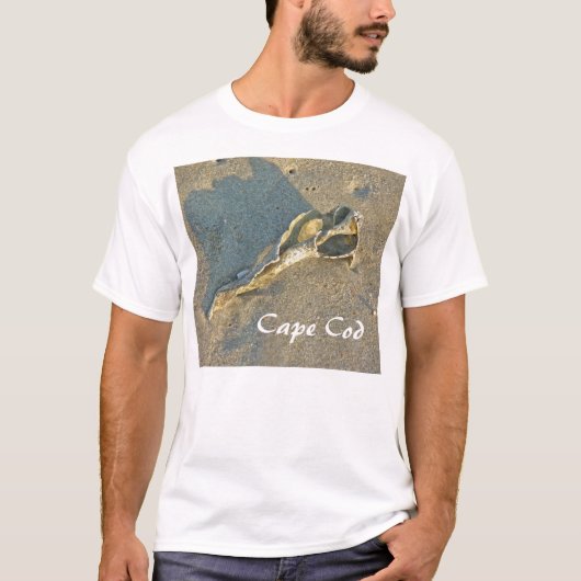 Cape Cod Massachusetts - Muschel & Surf T-Shirt (Vorderseite)