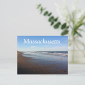 Cape Cod, Massachusetts Nauset Beach Postcard Postkarte (Stehend Vorderseite)