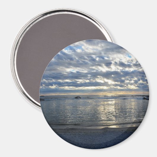 Cape Cod, Massachusetts Ocean Sunset Souvenir Magnet (Vorderseite/Rückseite)