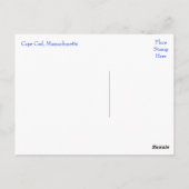 Cape Cod, Massachusetts Post Card Postkarte (Rückseite)