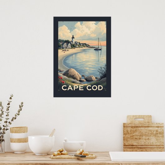 Cape Cod Massachusetts Poster (Küche)
