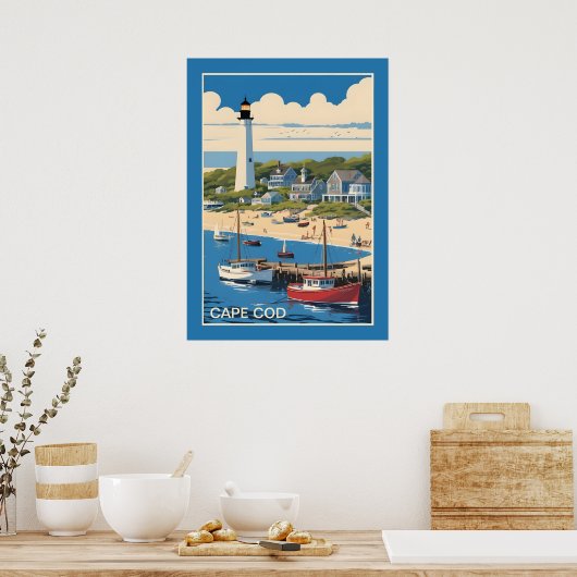 Cape Cod Massachusetts Poster (Küche)