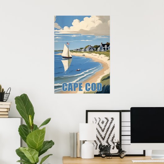 Cape Cod Massachusetts Poster (Heimbüro)