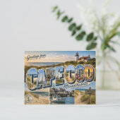 Cape Cod, Massachusetts Postkarte (Stehend Vorderseite)